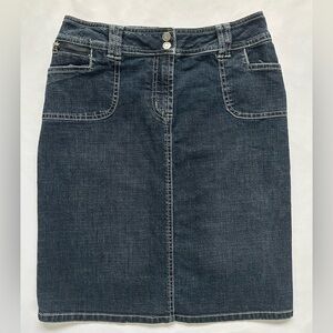 Y2K Women’s 2000s Streetwear Denim Pencil Skirt